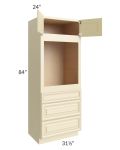 Phoenix Cream Glaze 31.5x84 Oven Cabinet