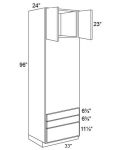 33x96 Oven Cabinet