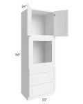 Dakota White 33x96 Oven Cabinet
