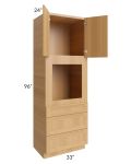 Portland Sand 33x96 Oven Cabinet 