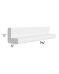 Brighton White Shaker 96" Outside Corner Molding