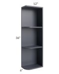 Midtown Indigo Shaker 6x36 Open End Wall Cabinet – Right Opening
