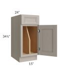 Catalina Mist 15" Tray Divider Base Cabinet