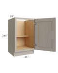 Catalina Mist 21" Full Height Door Base Cabinet