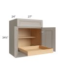 Catalina Mist 27" Base Cabinet with 1 Rollout Tray