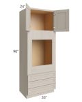 Catalina Mist 33x90x24 Oven Cabinet