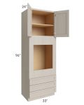 Catalina Mist 33x96x24 Oven Cabinet