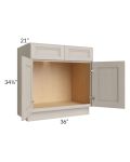 Catalina Mist 36" Vanity Base Cabinet