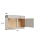 Catalina Mist 48" Vanity Base Cabinet
