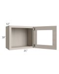 Catalina Mist 21x18 Decorative Wall Cabinet