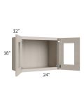 Catalina Mist 24x18 Decorative Wall Cabinet