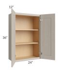 Catalina Mist 24x36 Wall Cabinet