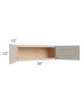 Catalina Mist 36x12 Wall Cabinet