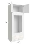 Signature Vanilla Glaze 33x96 Double Oven or Oven/Microwave Cabinet