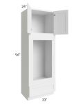 Providence White 33x96 Double Oven or Oven/Microwave Cabinet