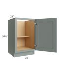 Catalina Meadow Green 21" Full Height Door Base Cabinet - Low stock through March