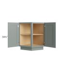 Catalina Meadow Green 24" Base End Angle Cabinet