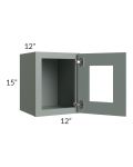 Catalina Meadow Green 12x15 Decorative Wall Cabinet 