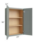 Catalina Meadow Green 24x36 Wall Cabinet 