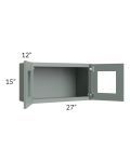 Catalina Meadow Green 27x15 Decorative Wall Cabinet 