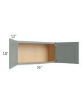 Catalina Meadow Green 36x18 Wall Cabinet
