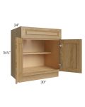 Catalina Toffee 30" Base Cabinet (1 drawer)