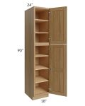 Catalina Toffee 18x90x24 Wall Pantry Cabinet
