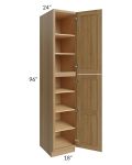 Catalina Toffee 18x96x24 Wall Pantry Cabinet