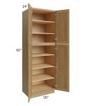 Catalina Toffee 30x90x24 Wall Pantry Cabinet