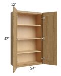 Catalina Toffee 24x42 Wall Cabinet