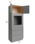Stratton Dark Grey Shaker 33x90 Oven Cabinet - Out of stock through mid April