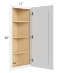 Catalina White 12x42 Angle Wall Cabinet