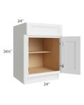 Catalina White 24" Base Cabinet