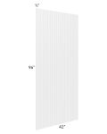 Catalina White 42x96 Bead Board Finished Panel