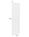 Catalina White 24x90 Tall Decorative Door Set