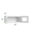 Catalina White 27x12 Decorative Wall Cabinet 