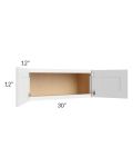 Catalina White 30x12 Wall Cabinet 