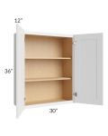 Catalina White 30x36 Wall Cabinet