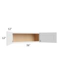 Catalina White 36x12 Wall Cabinet