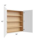 Catalina White 36x42 Wall Cabinet