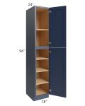 Bayville Blue 18x96 Wall Pantry Cabinet