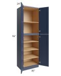Bayville Blue 30x96 Wall Pantry Cabinet