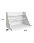 Brighton White Shaker Roll Out Pot and Pan Kit for a 33" Base Cabinet