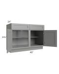 Shale Grey Shaker 48" Base Cabinet