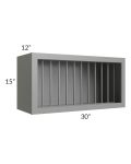 Shale Grey Shaker 30x15 Plate Rack