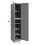 Shale Grey Shaker 18x90 Utility Cabinet