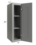 Shale Grey Shaker 09x30 Wall Cabinet