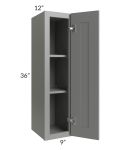Shale Grey Shaker 09x36 Wall Cabinet