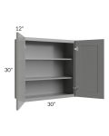 Shale Grey Shaker 30x30 Wall Cabinet