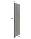 Providence Slate Grey 24x84 Refrigerator End Panel with a 3" Return